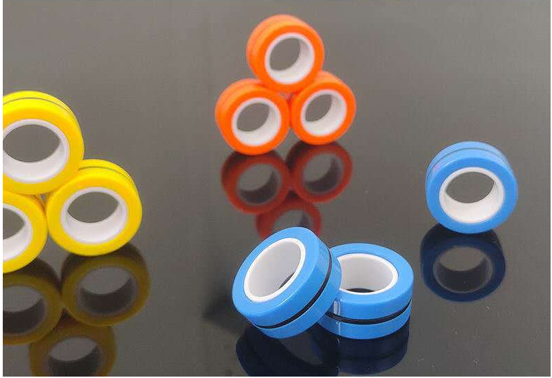 magnetic finger spinner rings